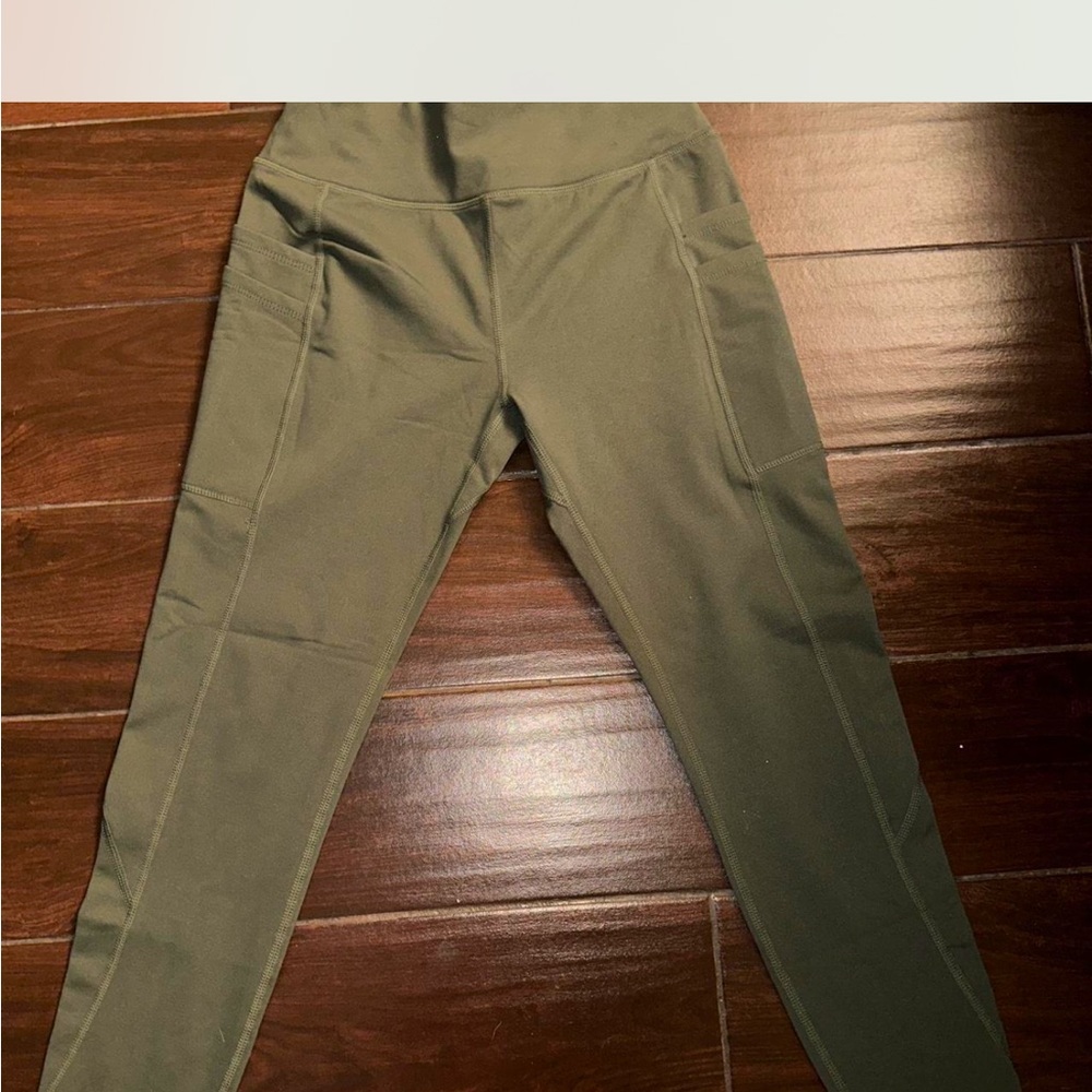 Olive Green Leggings